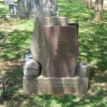 JORDAAN Gert 1962-1991