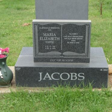JACOBS Maria Elizabeth 1919-2003