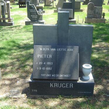 KRUGER Pieter 1953-1992