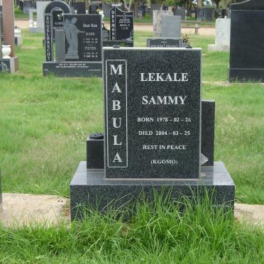 MABULA Lekale Sammy 1978-2004