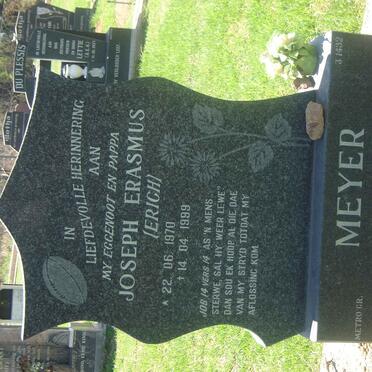 MEYER  Joseph Erasmus 1970-1999