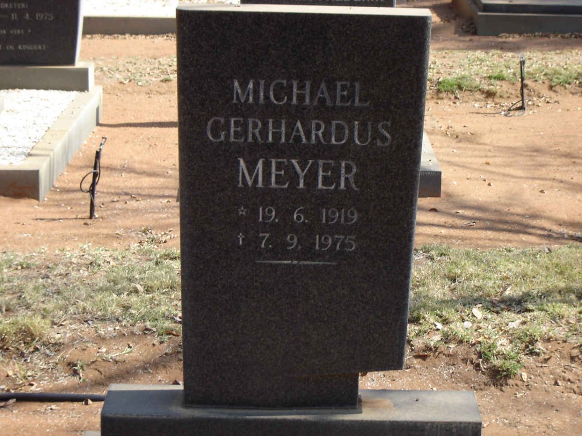 MEYER Michael Gerhardus