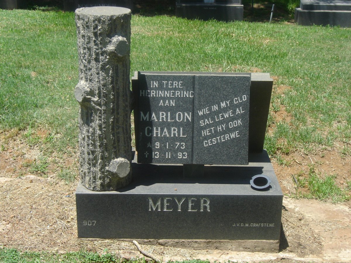 MEYER Marlon Charl 1973-1993