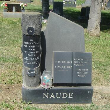 NAUDE Adriaan Jacobus 1969-1987