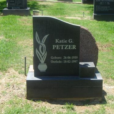 PETZER Katie G. 1939-1997