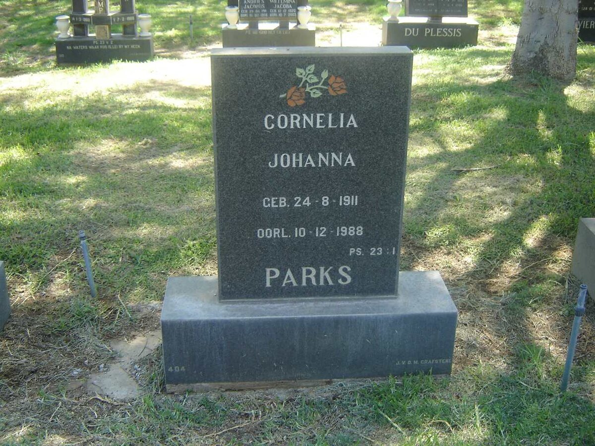 PARKS Cornelia Johanna 1911-1988