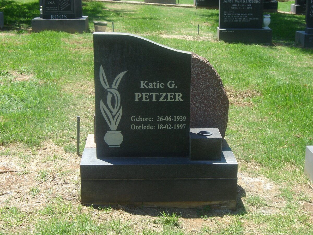 PETZER Katie G. 1939-1997