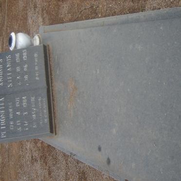 POTGIETER Frans Andries Stephanus 1916-1983 &amp; Beatrix Petronella VIVIERS 1921-1984 