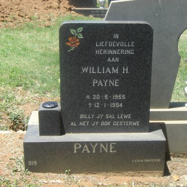 PAYNE William H. 1955-1994