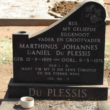 PLESSIS Marthinus Johannes Daniel, du 1895-1976