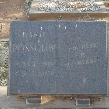 ROSSOUW Danie 1919-1980