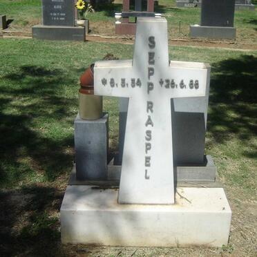 RASPEL Sepp 1934-1988