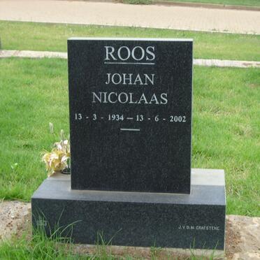 ROOS Johan Nicolaas 1934-2002