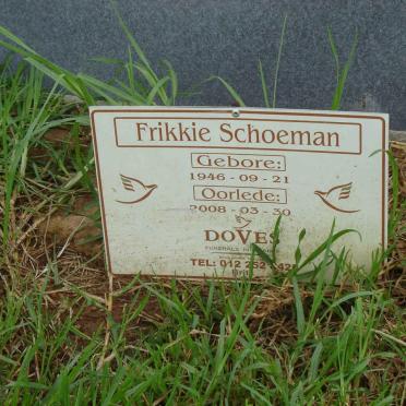 SCHOEMAN Frikkie 1946-2008