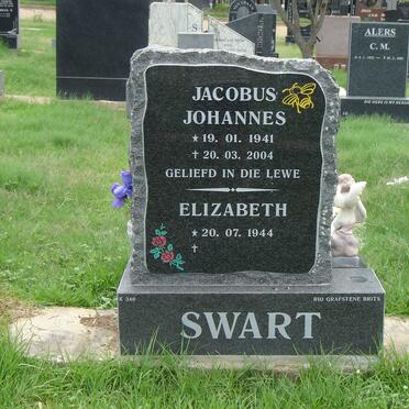 SWART Jacobus Johannes 1941-2004 &amp; Elizabeth 1944-