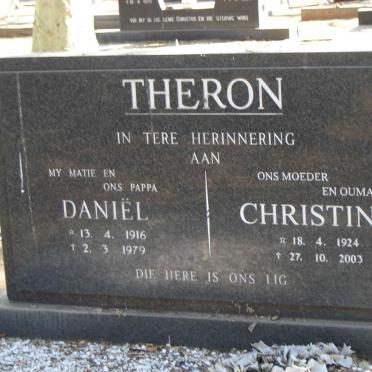 THERON Daniel 1916-1979 & Christina 1924-2003