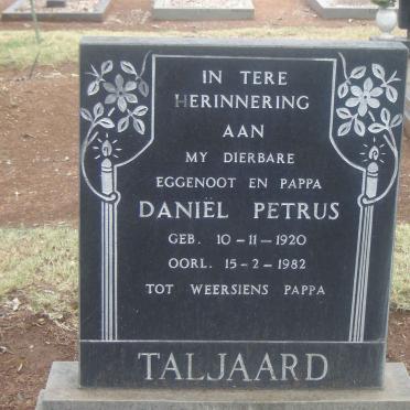 TALJAARD Daniel Petrus 1920-1982