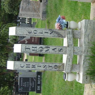 THOMAS Christo Colin 1984-2004