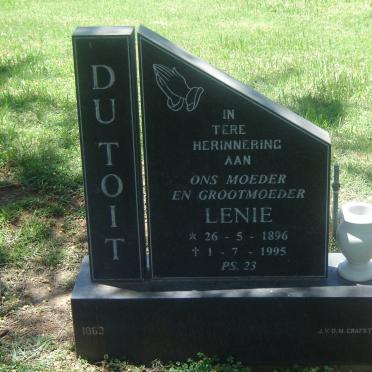 TOIT Lenie, du 1896-1995