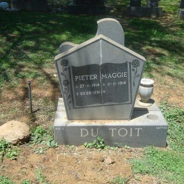 TOIT Pieter, du  1914-1991 &amp; Maggie 1914-