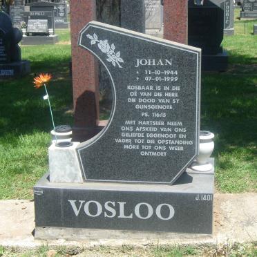 VOSLOO Johan 1944-1999