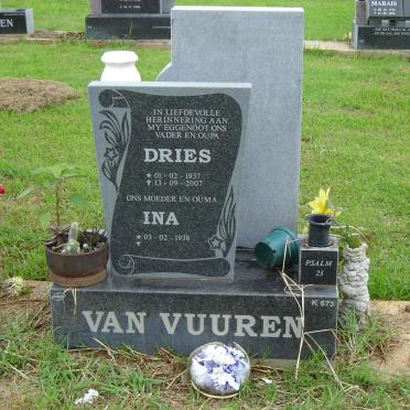 VUUREN Dries, van 1937-2007 &amp; Ina 1938-
