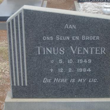 VENTER Tinus 1949-1984