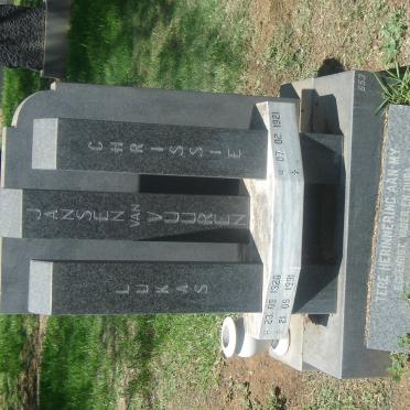 VUUREN Lukas, Jansen van 1920-1991 &amp; Chrissie 1921-