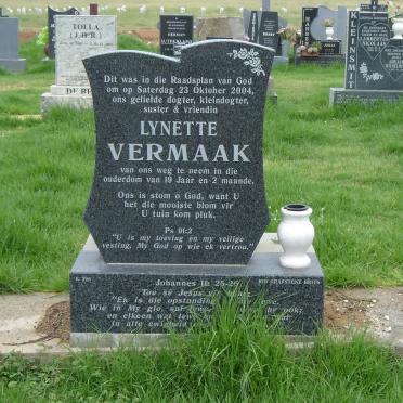 VERMAAK Lynette 1985-2004