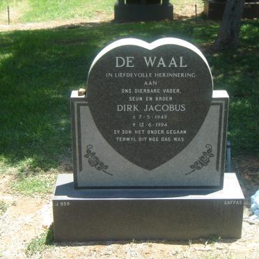 WAAL Dirk Jacobus, de 1949-1994