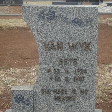 WYK Bets, van 1924-1987