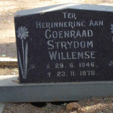 WILLEMSE Coenraad Strydom 1946-1978