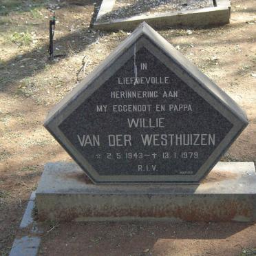 WESTHUIZEN Willie, van der 1943-1979