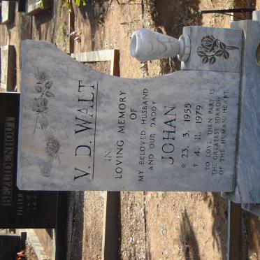 WALT Johan, van der 1955-1979