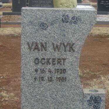 WYK Ockert, van 1930-1981