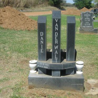 WALT Danie, van der 1921-1988