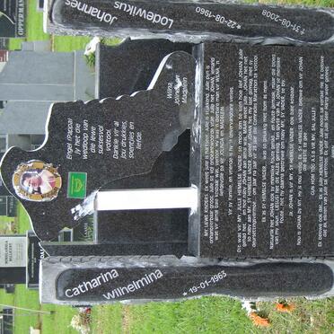 WYK Johannes Lodewikus, van 1960-2008 &amp; Catharina Wilhelmina 1963-