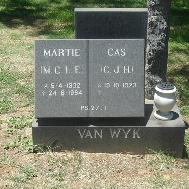 WYK M.C.L.E., van 1932-1994 &amp; C.J.H. 1923-
