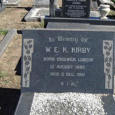 KIRBY W.E.K. 1895-1961