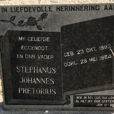 PRETORIUS Stephanus Johannes 1892-1964