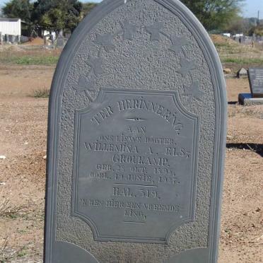 ELS Willemina A. nee CROUKAMP 1895-1927