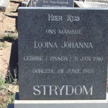STRYDOM Louina Johanna nee VISSER 1910-1965