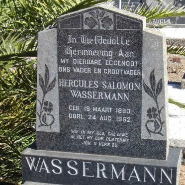 WASSERMANN Hercules Salomon 1880-1962