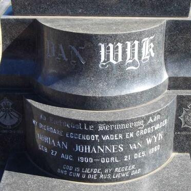 WYK Adriaan Johannes, van 1900-1960_2