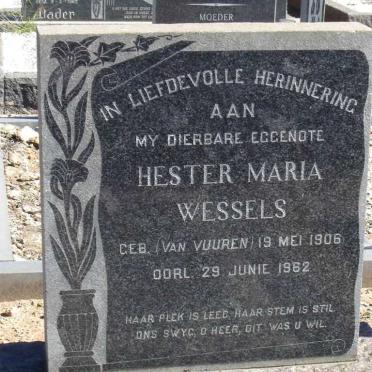 WESSELS Hester Maria nee VAN VUUREN 1906-1962