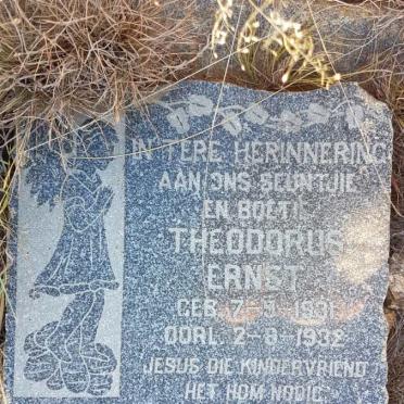 RENSBURG Theodorus Ernst, van 1931-1932