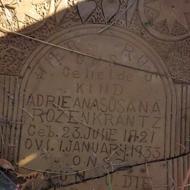 ROZENKRANTZ Adrieana Susana 1921-1933