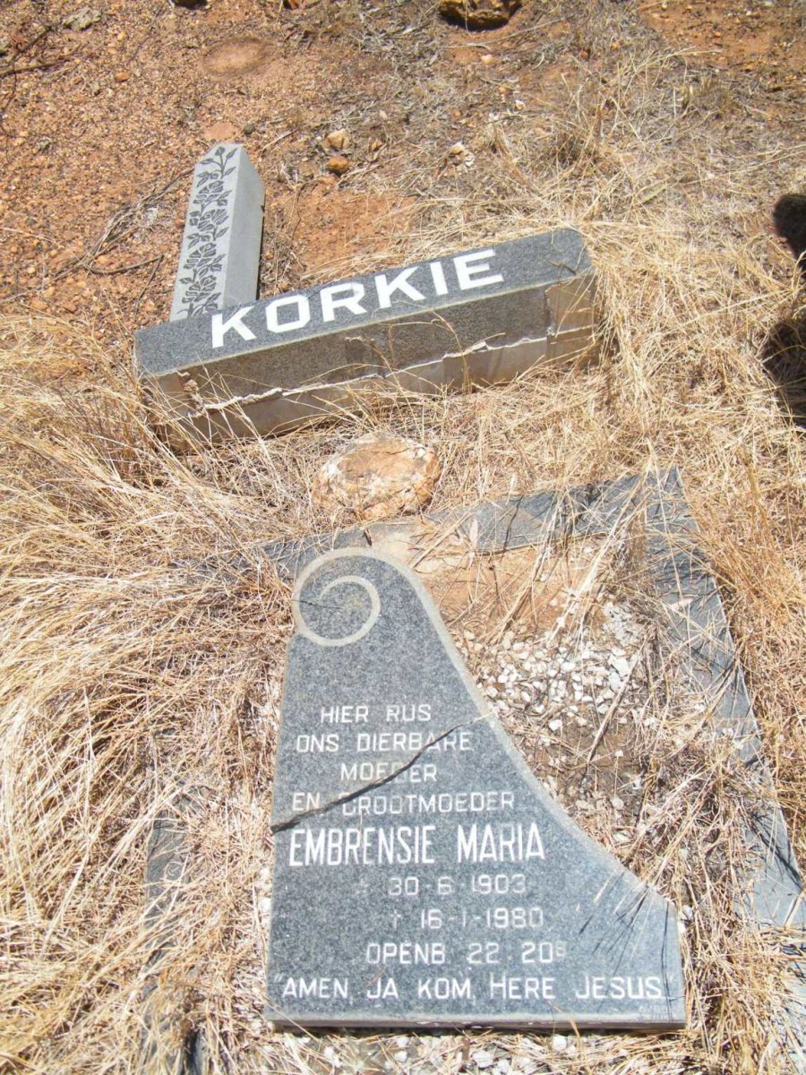 KORKIE Embrensie Maria 1903-1980