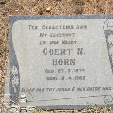 HORN Coert N. 1874-1962