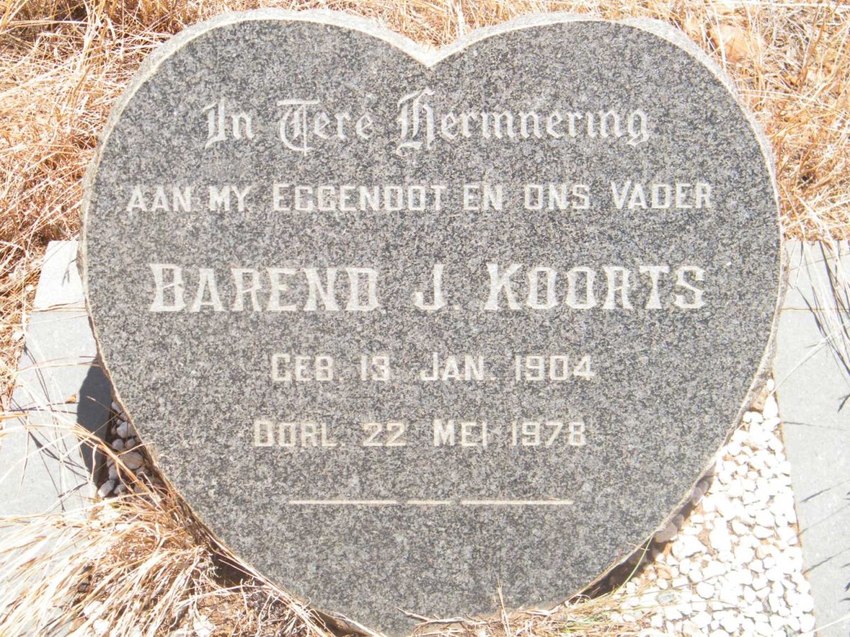 KOORTS Barend J. 1904-1978